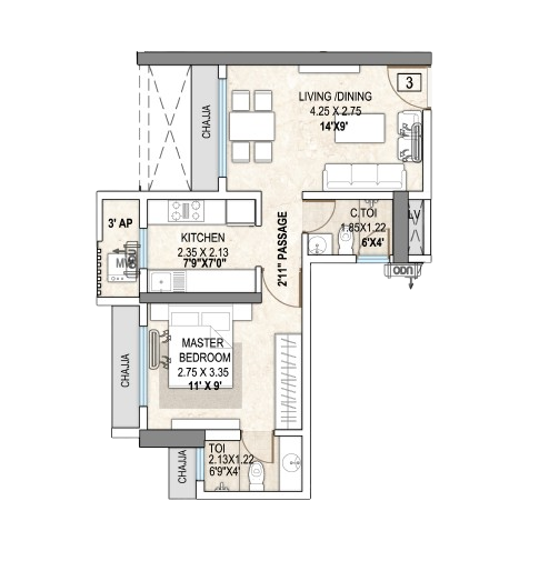 Tricity Bayview aayush realtors