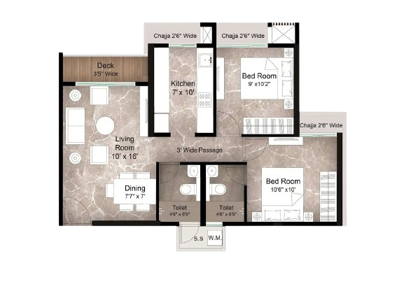 Queen's Necklace aayush realtors