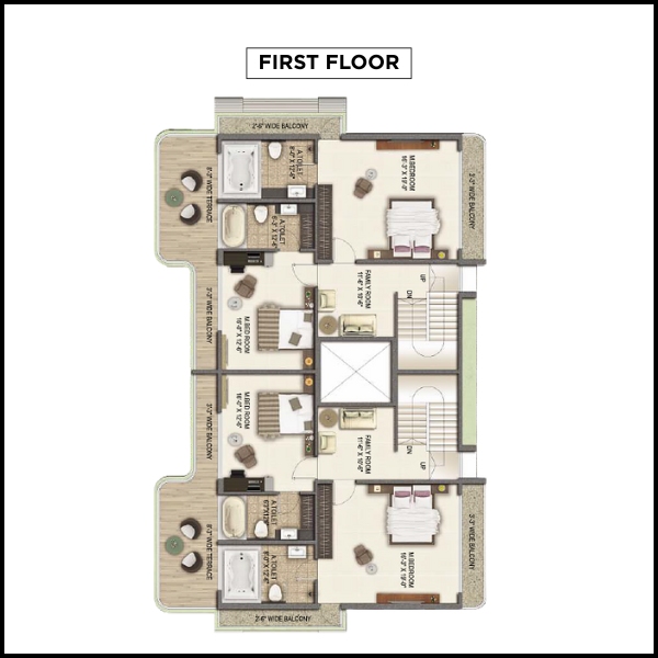 Sai World Retreat 1st floor layout