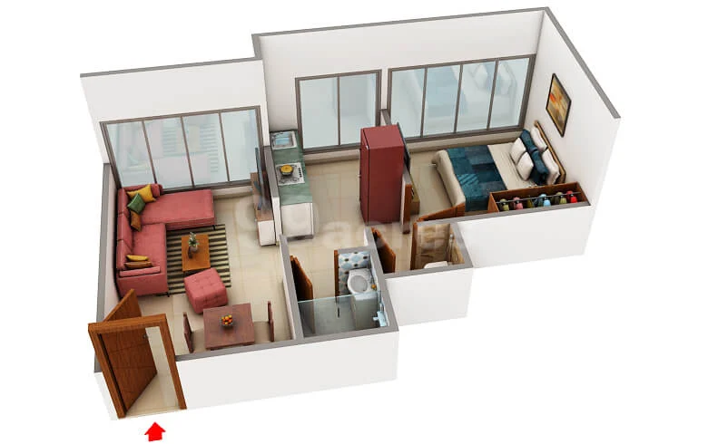 2 bhk layout