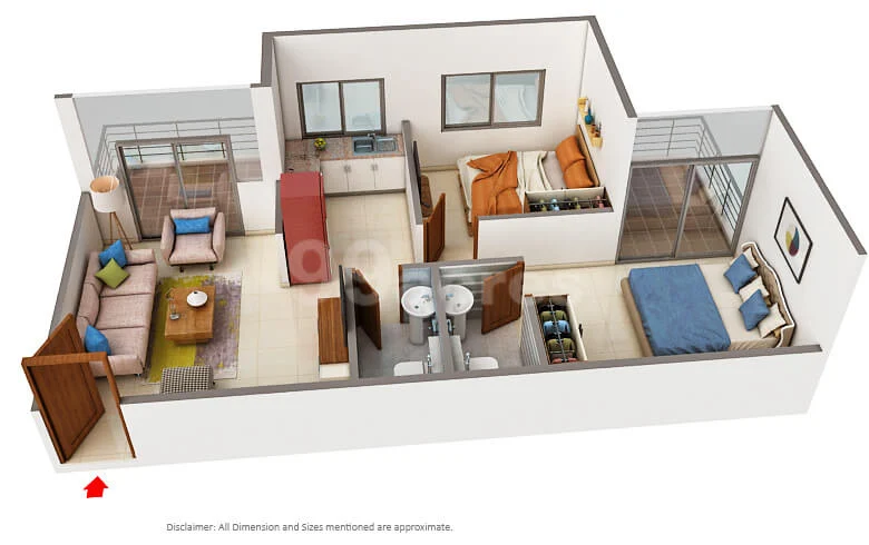 3 bhk layout